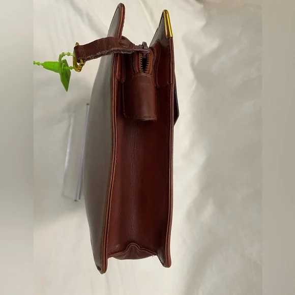 Cartier Bordeaux Leather Must de Cartier A5 Document Case Clutch Bag. - Picture 8 of 14